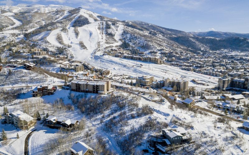 Eagles Vista Aerial View Ski Area